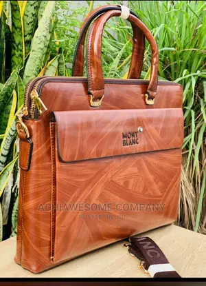 Mont Blanc Leather Handbag