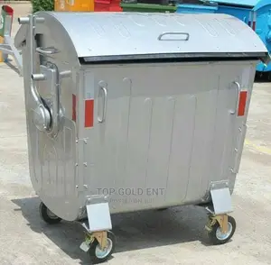 Galvanized Metal Bin 1,100 Ltrs