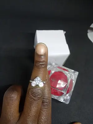 Heart Shape US Sterling Silver Proposal Ring