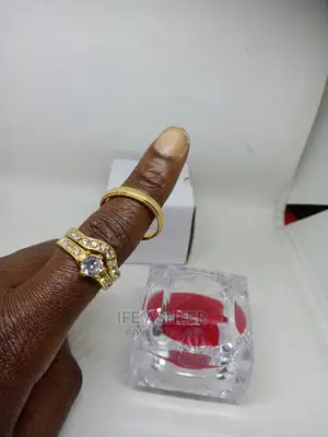 Italian Gold Set of Wedding Ring - Gold