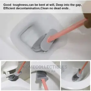 Bendable Silicon Toilet Brush