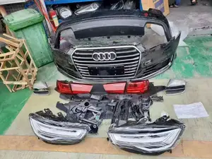 Set of Bumper and Full Light and Rear Light Audi A6 2018