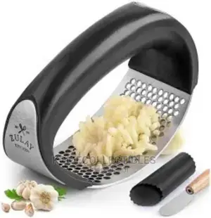 Stainless Steel Arc Shaped Garlic Press
