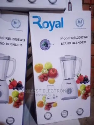 Royal Stand Blender 1.5L Capacity Brand New With Warranty
