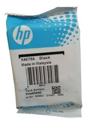 HP X4E75A Black Inktank Printhead Sku: X4e75aa