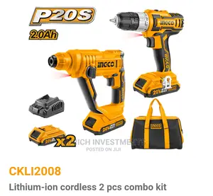 Lithium-Ion Cordless Rotary Hammer 2-Pc. Combo KIT Ckli2008