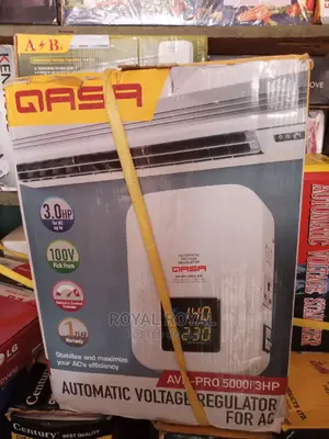 Heavy Duty Stabilizer Qasa-5000va Wall Mount for AC- 3HP