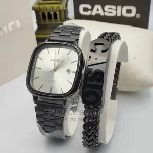 Casio Wristwatch and Bracelet Set