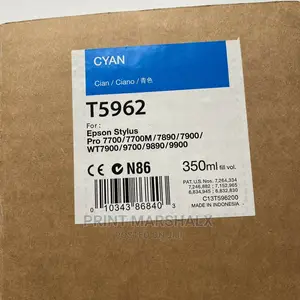 Epson 7900 9900 350ml GENUINE Ultrachrome HDR T5962 CYAN Ink