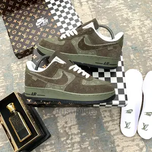 Louis Vuitton X Nike Air Force 1 ‘ Dark Green Force”