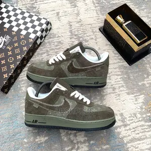 Louis Vuitton X Nike Air Force 1 ‘ Dark Green Force”