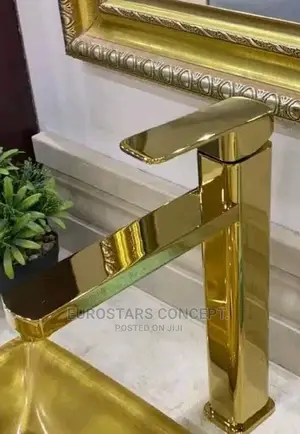Gold England Basin Mixer Tap