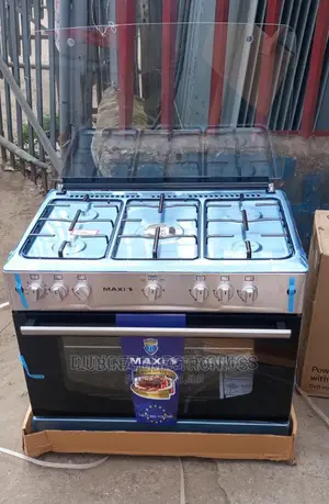 Brand New MAXI 5borner All Gas Standing Gas Cooker/Silver/