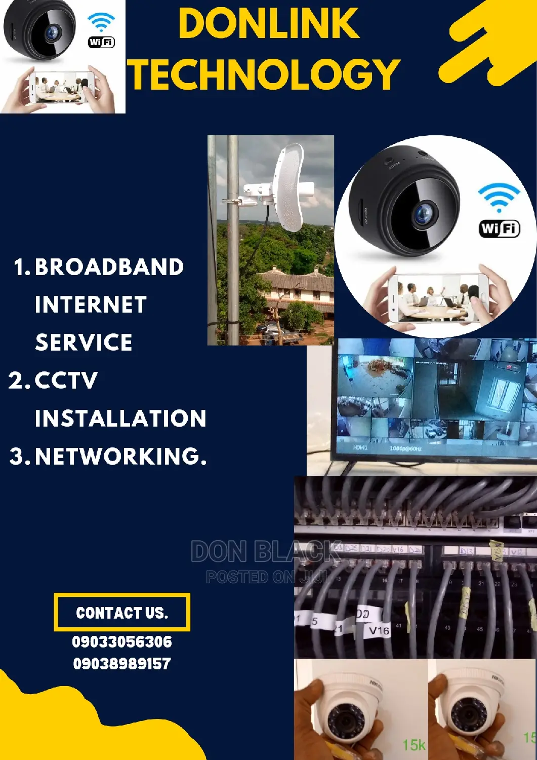 CCTV Camera Installation and Networking