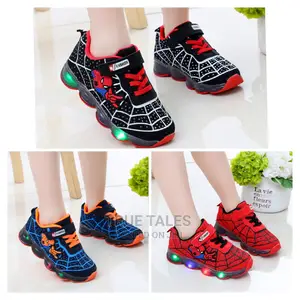 Boy's And Girls Spiderman Sneakers