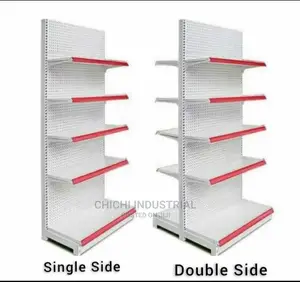 Supermarket Shelves Single and Double