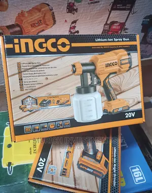 Ingco Cordless Spray Gun With 2 Batteries