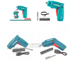 Mini Li-Ion Cordless Screwdriver Total Tsdli0402