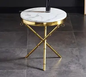 Exquisite Marble Side Stool.
