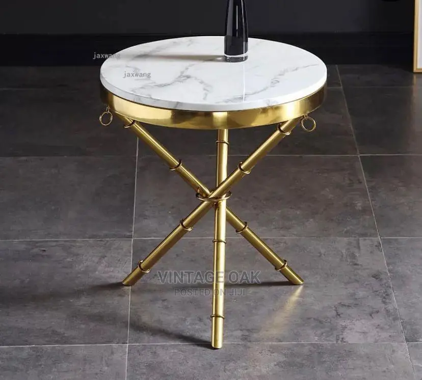 Exquisite Marble Side Stool.