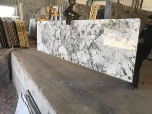 Italian High Quality Vain White Granite Marble Slab