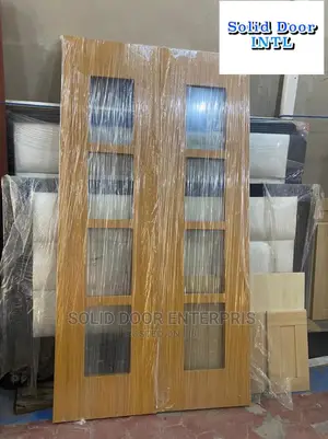 Hdf Door With Glass Design for Sale