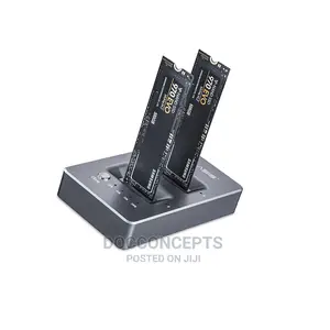 Double M.2 SSD Docking Station