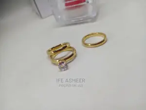 Couples Low Budget Set of Wedding Ring - Gold