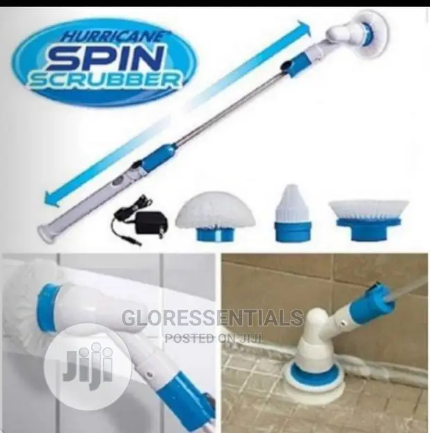 Rechargeable Spin Scrubber 3 Different Brush Type