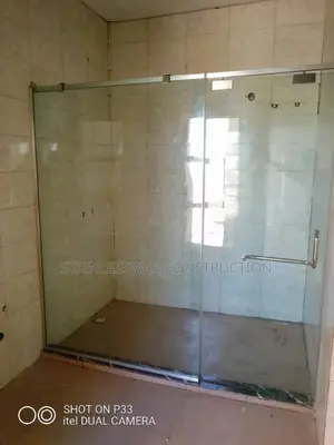 Sided Shower Cubicle Open