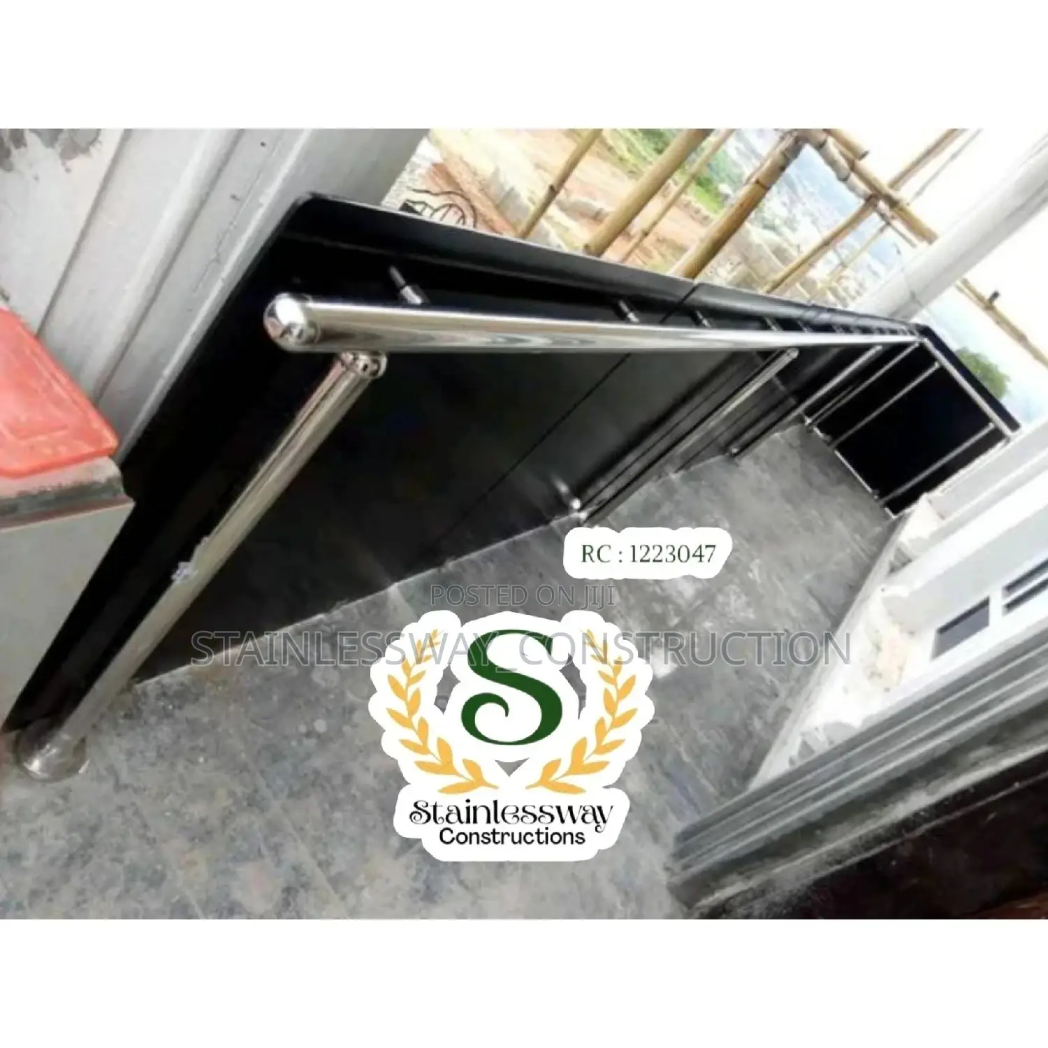 Dark Grey FRAMELESS Glass Work
