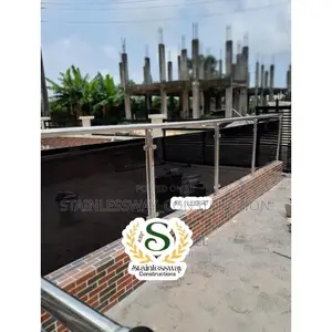 Derk Grey With Stainless Handrail Design