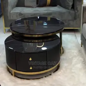 2in1 Extendable Centre Table With Storage Cabinets.