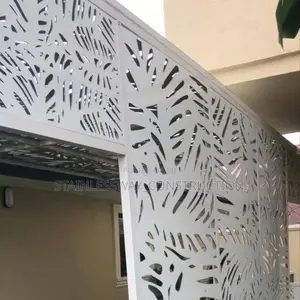 White Colour Laser Cut Design