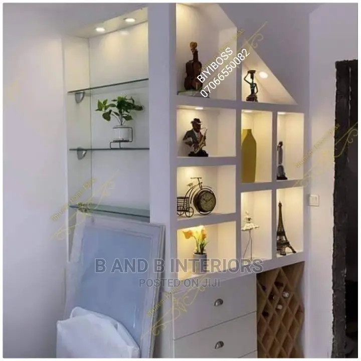 Wall Designed and TV Designs, Under Staircase Designed 