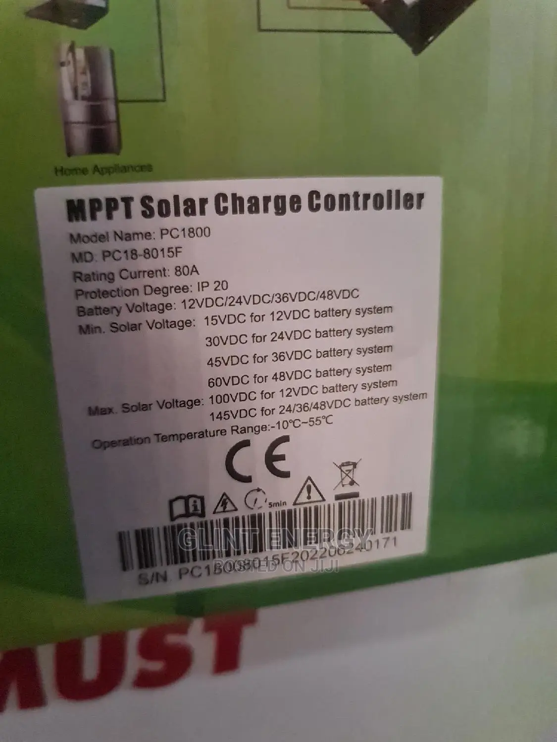 80ah Must Charge Controller