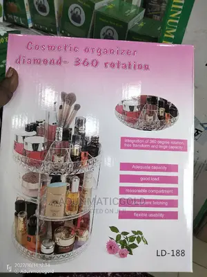 Transpent Cosmetics Organizer 370 Rotating Ooo