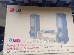 LG 600watt, Powerful Bass With Built-in Subwoofer