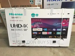 Hisense 58inches Smart Uhd A6 Series Tv
