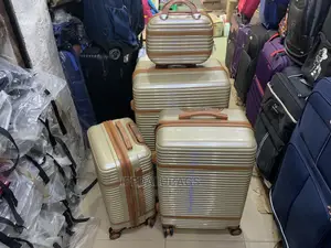 Set of Quality Plastic Traveling Luggage