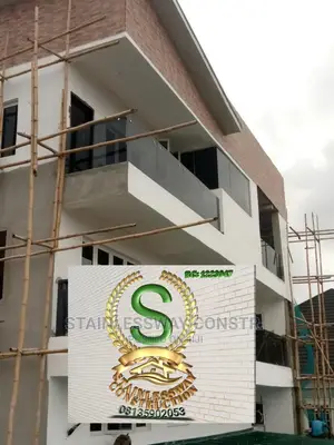 Grey Glass Railing Delivered at Apo District Abuja