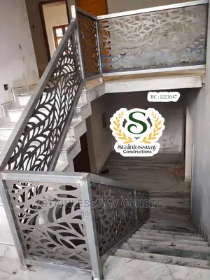 Lasercut Staircase Railings Design at Gwarimpa