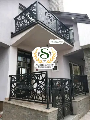 Lasercut Railing at Lugbe District Abuja