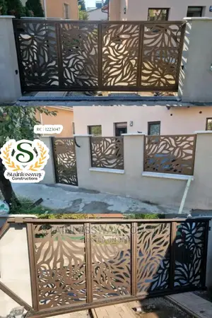 Lasercut Railing Design at Mpape District Abuja