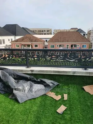 Lasercut Balcony Railing Delivered at Gwarimpa District Abuja