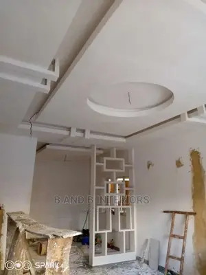 Wall Designed, POP CEILING, Partition