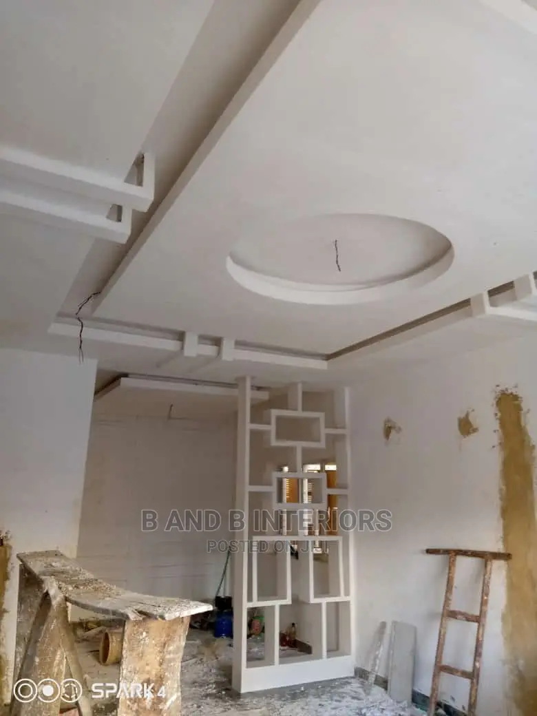 Wall Designed, POP CEILING, Partition