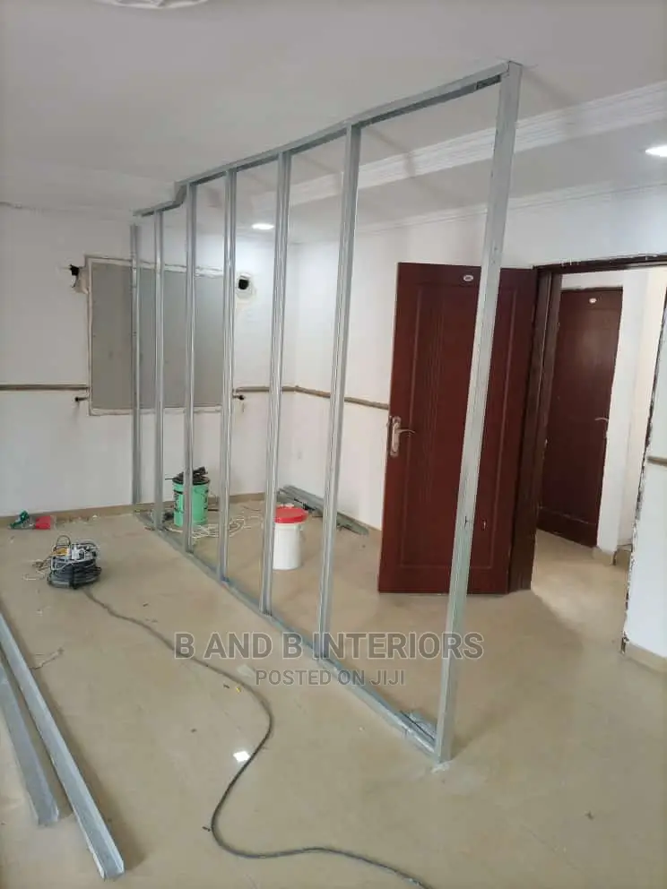 Wall Designed, POP CEILING, Partition
