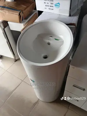 Free Standing Washing Hands Basin (White)