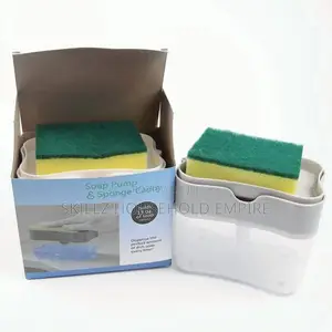 Soap Pump and Sponge Caddy